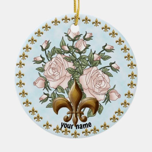 Lilie Rose Ornament (Vorne)