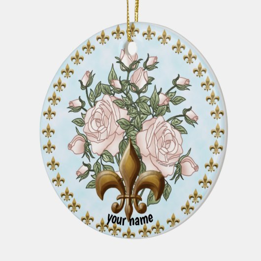 Lilie Rose Ornament (Links)
