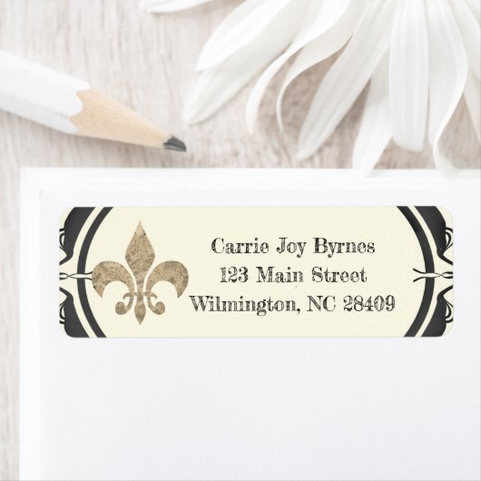 Lilie Rücksendeadresse Design (Insitu)