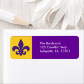 Lilie Rücksendeadressen-Aufkleber (Insitu)