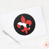 Lilie rund um Stickers (Umschlag)