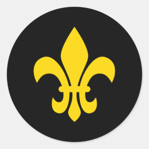 Lilie Runder Aufkleber