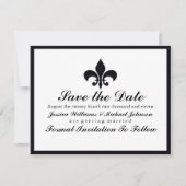 Lilie Save the Date (Vorderseite)