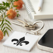 Lilie Schlüsselanhänger (Vorderseite rechts)