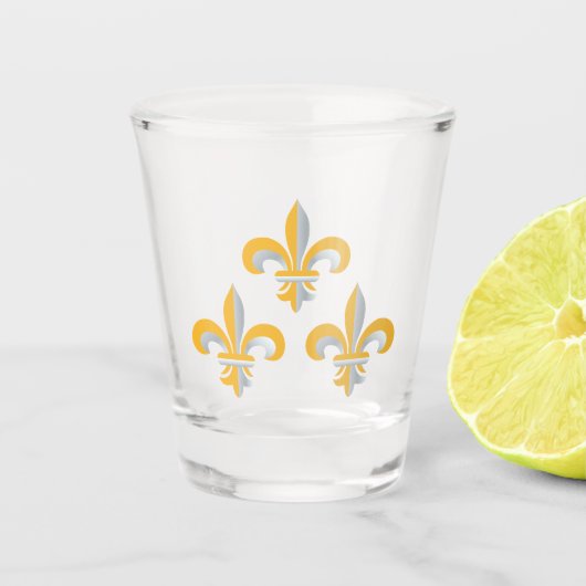 Lilie Schnapsglas (Vorderseite)