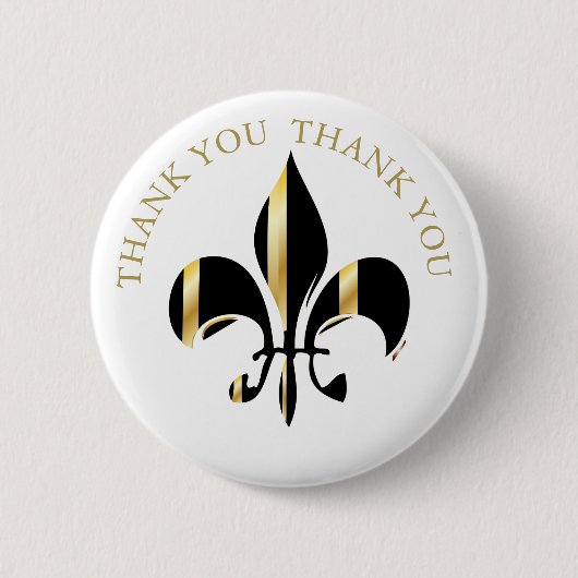 Lilie/Schwarz + Gold Button (Vorderseite)