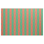 Lilie Sea Green und Copper Stoff (Fat Quarter (45,7 x 55,9 cm))
