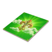 Lilie St. Patricks Day Fliese (Seite)