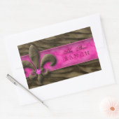 Lilie Sticker Brown Pink Zebra Juwelier (Umschlag)