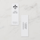 Lilie - Stripey Mini Visitenkarte (Vorne/Hinten)