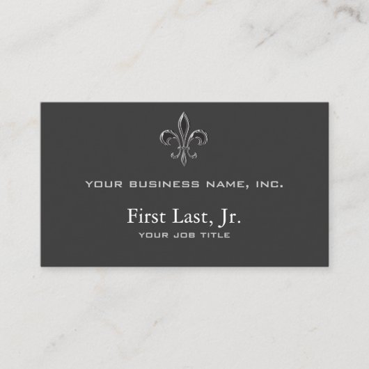 Lilie - Stripey Visitenkarte (Vorderseite)