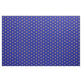 Lilie-Symbol - heraldische Königlilie | Blau Stoff (Yard (91,4 cm))