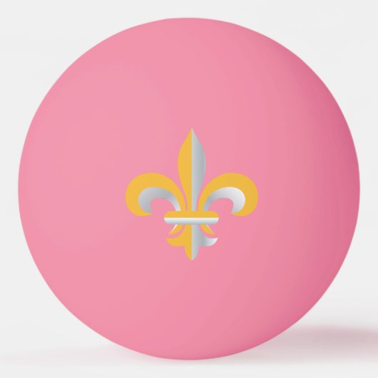 Lilie Tischtennisball (Vorderseite)