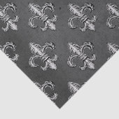 Lilie über das graue Jahrzehnt Seidenpapier (Detail)