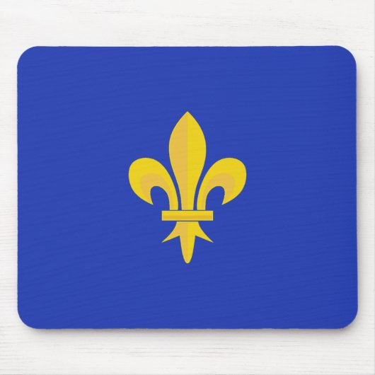 Lilie über Royal Blue Mouse Pad Mousepad (Vorne)