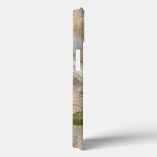 Lilie und Fliese Case-Mate iPhone Hülle (Rückseite / Rechts)