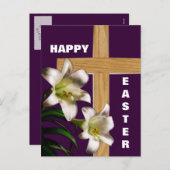 Lilie und Postkarte für die Überquerung des Ostens (Vorne/Hinten)