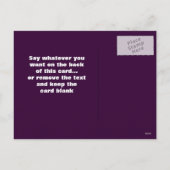 Lilie und Postkarte für die Überquerung des Ostens (Rückseite)