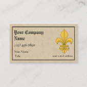 Lilie Visitenkarte (Vorderseite)