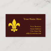 Lilie Visitenkarte (Vorderseite)