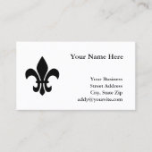 Lilie Visitenkarte (Vorderseite)