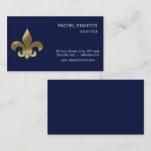 Lilie Visitenkarte (Vorne/Hinten)