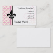 Lilie Visitenkarte (Vorne/Hinten)