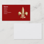 Lilie Visitenkarte (Vorne/Hinten)