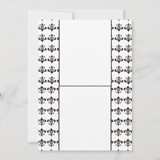 Lilie Wedding Einladung (Rückseite)