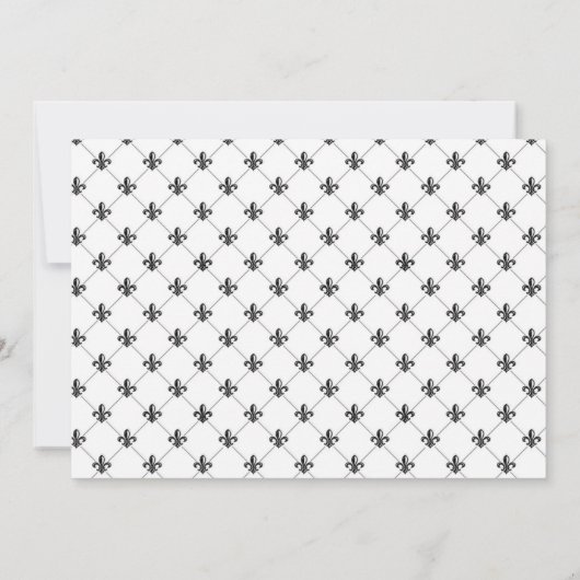 Lilie Wedding Einladung (Rückseite)