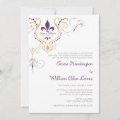 Lilie Wedding Invitations 12x18 Einladung (Vorderseite)