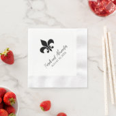 Lilie Wedding Napkins Serviette (Beispiel)