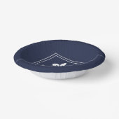 Lilie Wedding Paper Bowls Pappteller (Gewinkelt)