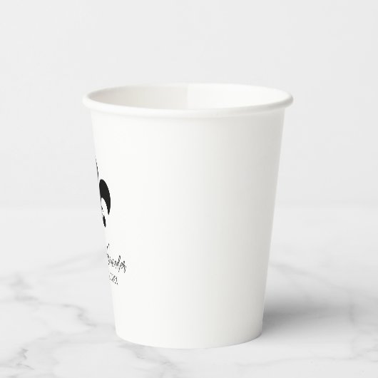 Lilie Wedding Paper Cups Pappbecher (Links)