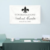 Lilie Wedding Party Banner Custom (Messeveranstaltung)