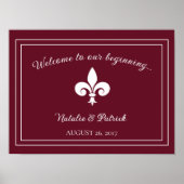 Lilie Wedding Poster (Vorne)