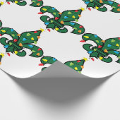 Lilie Weihnachten Geschenkpapier (Ecke)