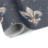 Lilie Wrapping Paper Geschenkpapier (Rolleneckpunkt)