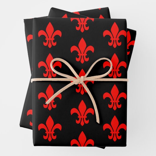 Lilie Wrapping Paper Sheets Geschenkpapier Set (Beispiel)