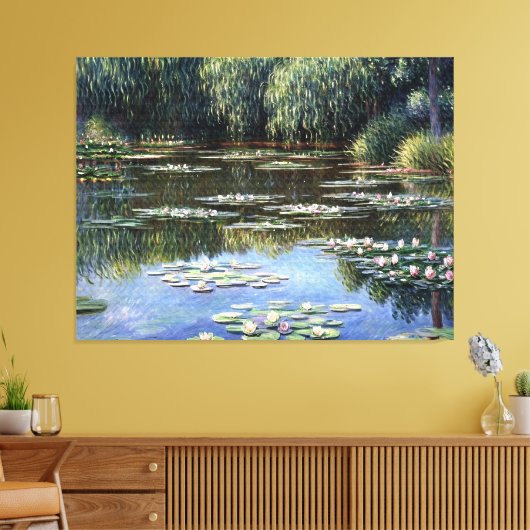 Lilien (2) leinwanddruck (Insitu (Wohnzimmer))