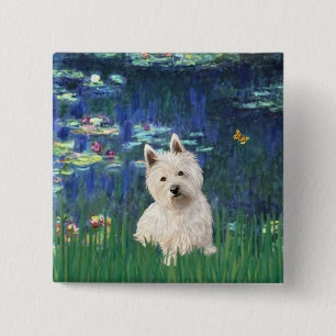 Lilien 5 - Westie 1 Button