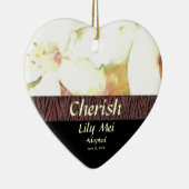 Lilien-Adoptions-Verzierung Keramikornament (Rechts)