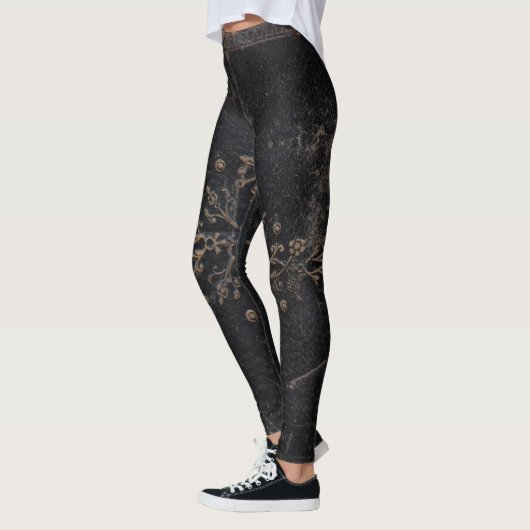 Lilien-antikes Buch Leggings (Links)