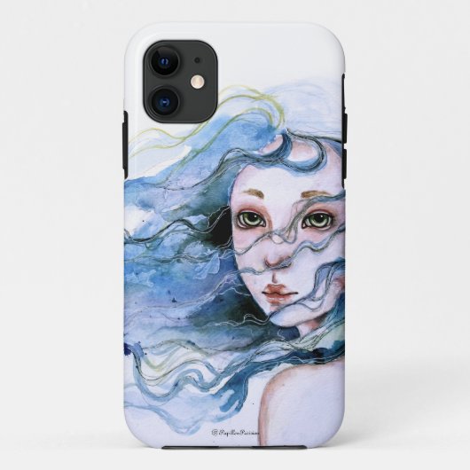 "Lilien-" Aquarellporträt iPhone 5 Fall Case-Mate iPhone Hülle (Rückseite)
