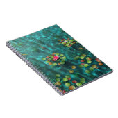 Lilien auf dem WasserNotebook Notizblock (Rechte Seite)