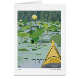 Lilien auf der getrockneten Sassafraswurzel