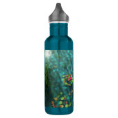 Lilien auf der Wasserflasche Edelstahlflasche (Links)
