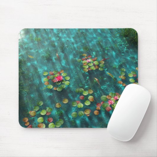 Lilien auf der Wasserrutsche Mousepad (Mit Mouse)