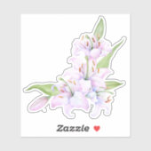 Lilien Aufkleber (Blatt)