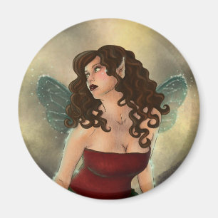 Lilien-Auflage-Feen-Magnet Magnet